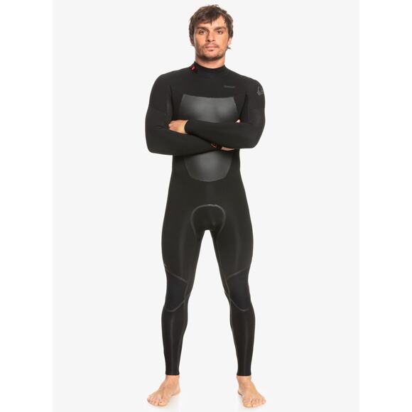 Quiksilver Men's Full Wetsuit 3/2mm Marathon Sessions Back Zip Suit - Picture 4 of 12